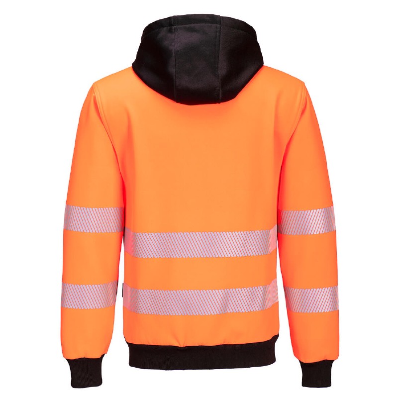 Orange work store hoodie